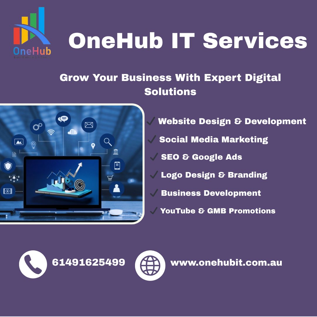 OneHubOfficial's tweet image. OneHub IT Services delivers smart, scalable digital solutions—from web development to tech support—helping businesses grow with reliable, innovative technology.
#OneHubIT #ITSolutions #TechSupport #WebDevelopment #DigitalServices #BusinessGrowth