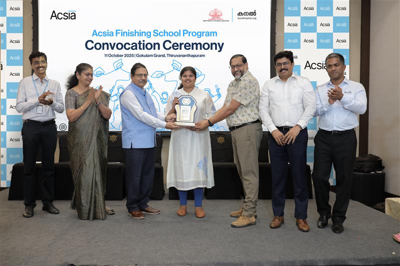 mytechnopark's tweet image. Acsia Technologies marked a key milestone in its CSR journey with the Convocation Ceremony of the Acsia Finishing School Program 2025, held on October 11 at Hotel Gokulam Grand, Thiruvananthapuram.

#AcsiaFoundationTrust #CSR #SkillDevelopment #EducationEmpowerment #Technopark