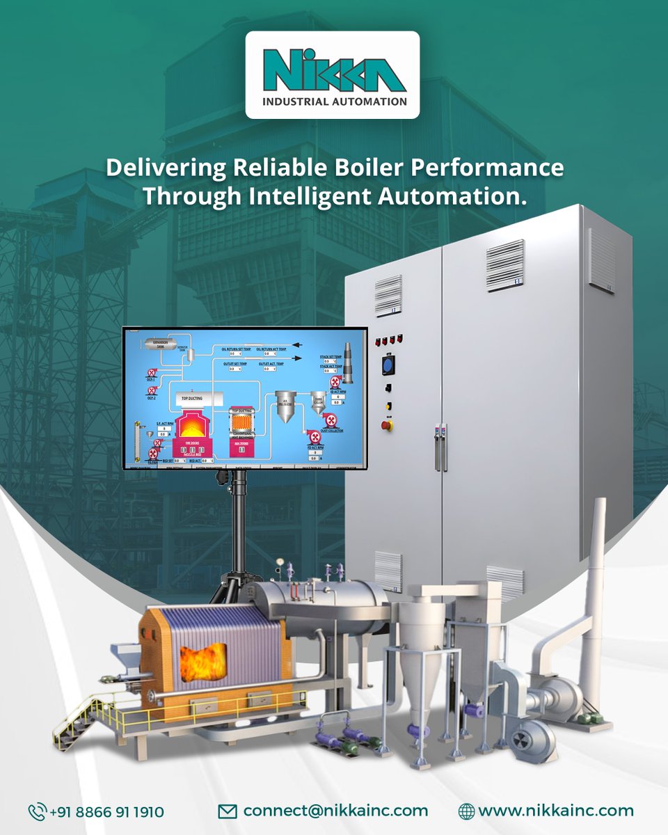 nikkagroup's tweet image. Reliable Automation for Relentless Power Generation.
Smarter systems. Real-time insights. Maximum uptime.
India’s best automation company - Nikka Group.
#IndustrialAutomation #PowerGeneration #NikkaGroup #Industry4_0