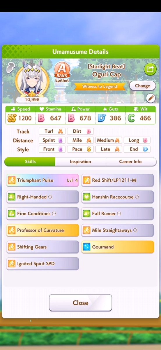 astronautabdul's tweet image. Hasil training #oguricap dapat poten juga di #unitycup. Dan spark stamina mile. #umamusume #vivoX300Series #CameraKings #Blueming24thJunseo #PerubahanNyataTanahPapua #PUSH_BACK #หลังออมปฏิทินช่อง3ปี2569 #MelodyOfSecrets #unity #cup #indonesia #viral #tren #trend #trending #indo 1