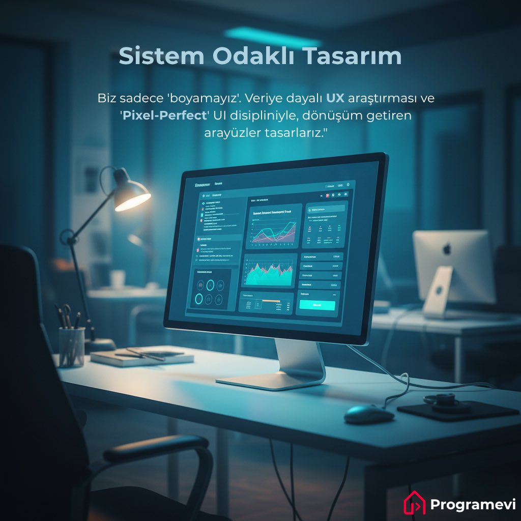 programevim's tweet image. Kullanıcılarınız uygulamanızı “kullanıyor” mu, yoksa onunla “boğuşuyor” mu? 🖱️
Kötü tasarım, sessiz müşteri kaybıdır.

Tasarım, sadece renkler ve şekiller değildir. Tasarım, bir problemin “nasıl çözüldüğüdür”.

Ürününüzü mükemmelleştirme zamanı.

#UIUX

#WebTasarım

#Teknoloji