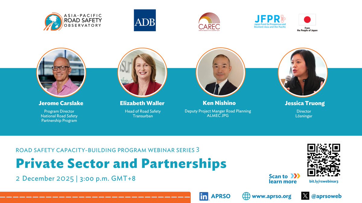 Asia-Pacific Road Safety Observatory (APRSO) tweet media