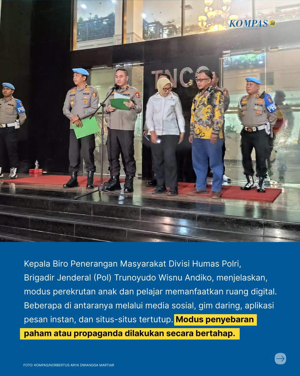 hariankompas's tweet photo. Seberapa serius penyebaran paham radikal kepada anak melalui medsos dan gim daring?
#KompasBrief #Terorisme #GimDaring #AnakMuda #AdadiKompas https://t.co/nT5pTUQExJ