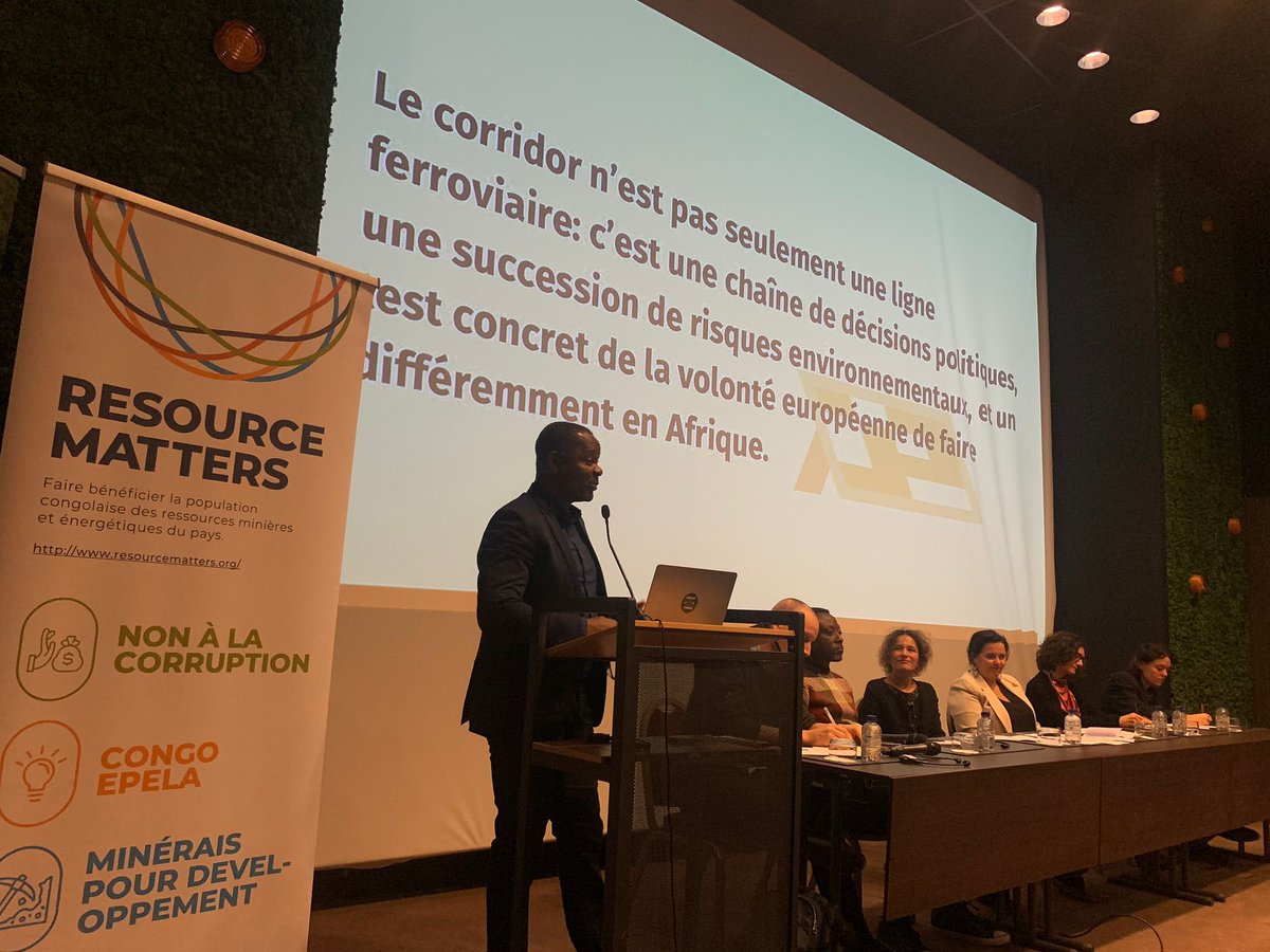 « Le corridor n’est pas seulement une ligne ferroviaire: c’est une chaîne de décisions politiques, une succession de risques environnementaux, et un test concret de la volonté européenne de faire différemment en Afrique. » 

- Dr. Jean Claude Mputu <a href="/mputujeanclaude/">Jean Claude Mputu</a> au