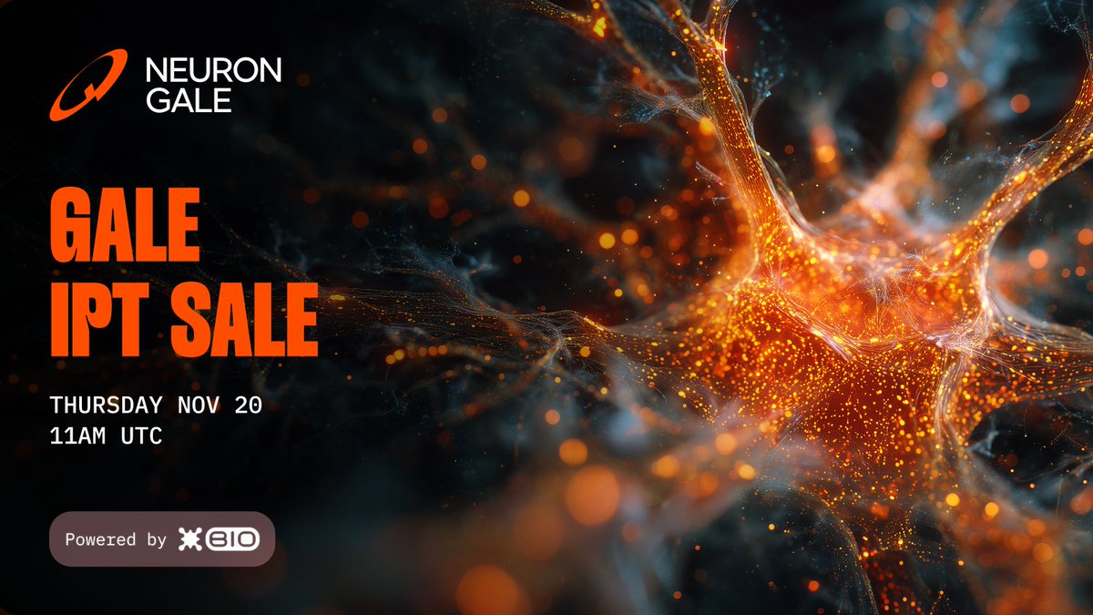 BioProtocol's tweet image. Less than 2 hours until the first Ignition Sale on Bio Season 2, @NEURONGale.

Here’s everything you need to know 🧵↓