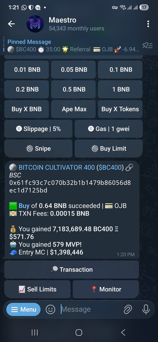 DatDegenGuy's tweet photo. Woke up and added to my #BC400 Bags 
7m in bag
@bc400_bnb 
@BREAKOUTgOD 
#Conviction https://t.co/O0fg5G9Qdc