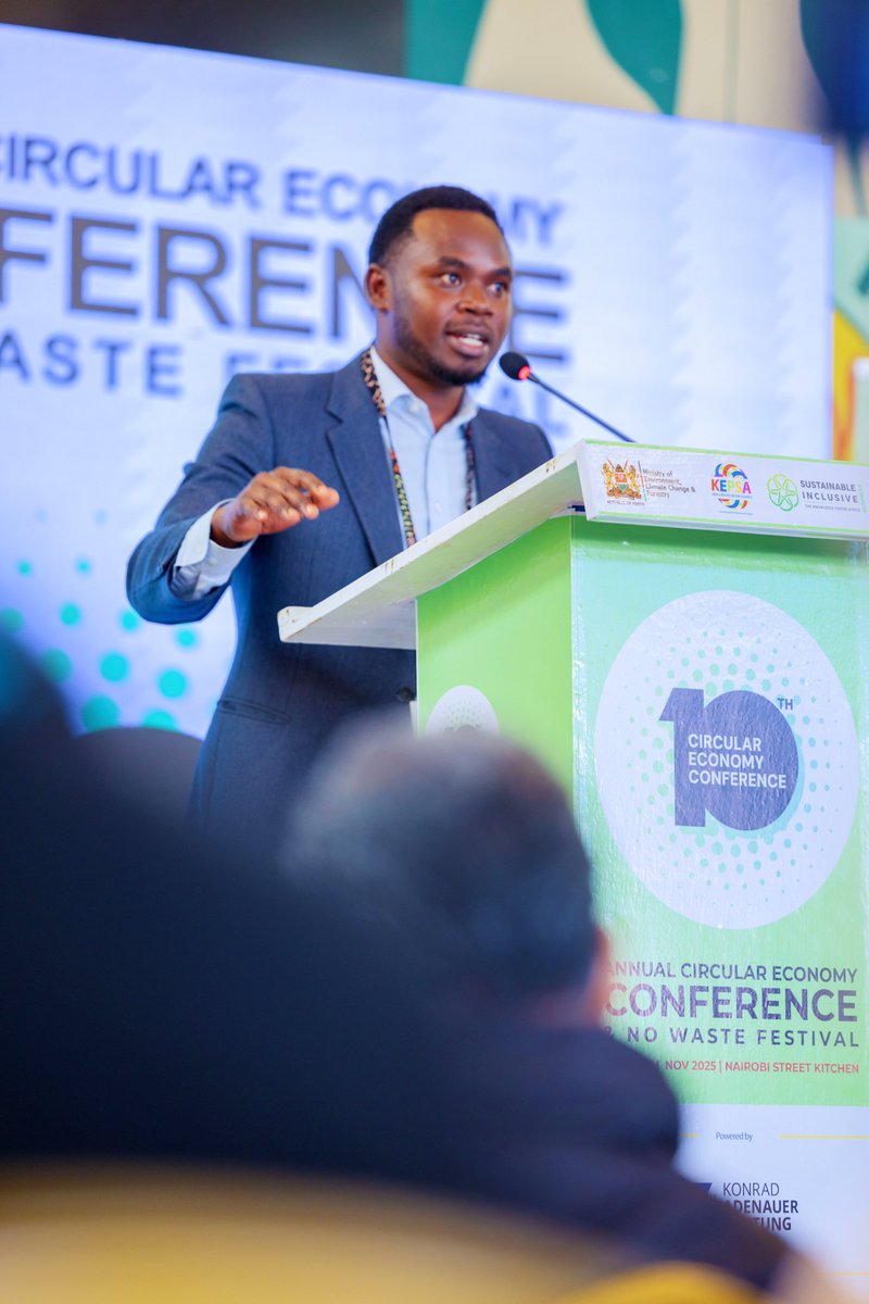 <a href="/Environment_Ke/">Ministry of Environment, Climate Change & Forestry</a> <a href="/KEPSA_KENYA/">KEPSA KENYA</a> <a href="/NemaKenya/">NEMA Kenya</a> <a href="/KPlasticspact/">Kenya Plastics Pact</a> <a href="/WWF_Kenya/">WWF-Kenya</a> <a href="/NazavaWater/">Nazava Water Filters</a> <a href="/denmarkinkenya/">Denmark in Kenya</a> <a href="/ZuriEvents/">Zuri Events</a> <a href="/KenyaCIC/">Kenya Climate Innovation Center (KCIC)</a> <a href="/TheWEEECentre/">The WEEE Centre</a> "Currently we have capacity of collecting up to 90 tons of general waste in a day, with 17% of it being plastic," Joharie Kisiangani, Marketing Officer, <a href="/TakaTakaSol/">TakaTaka Solutions</a>