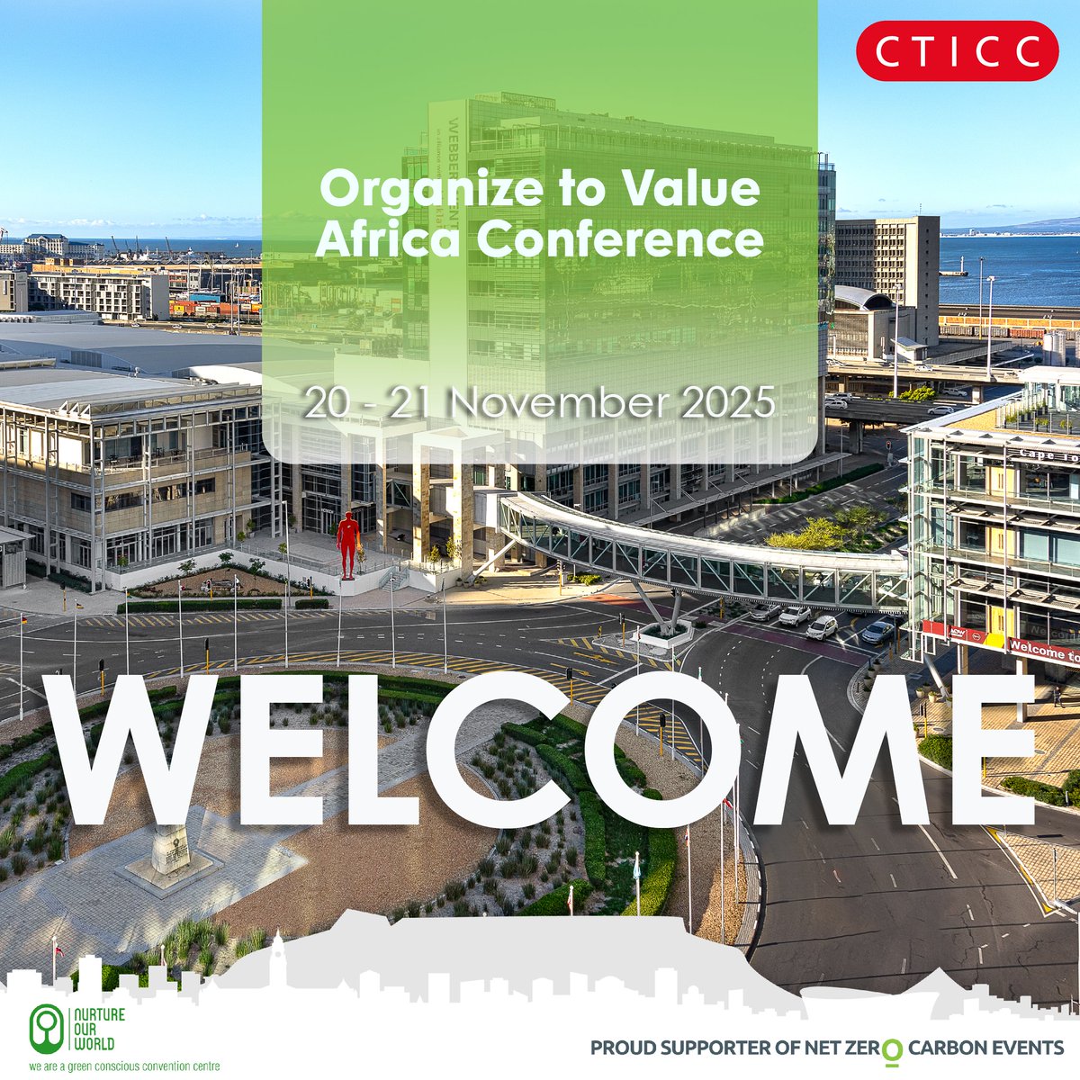 CTICC_Official's tweet image. CTICC welcomes the Organize To Value Africa Conference 2025.

#LeavingLastingImpressions
#WeavingALegacy
#CTICC