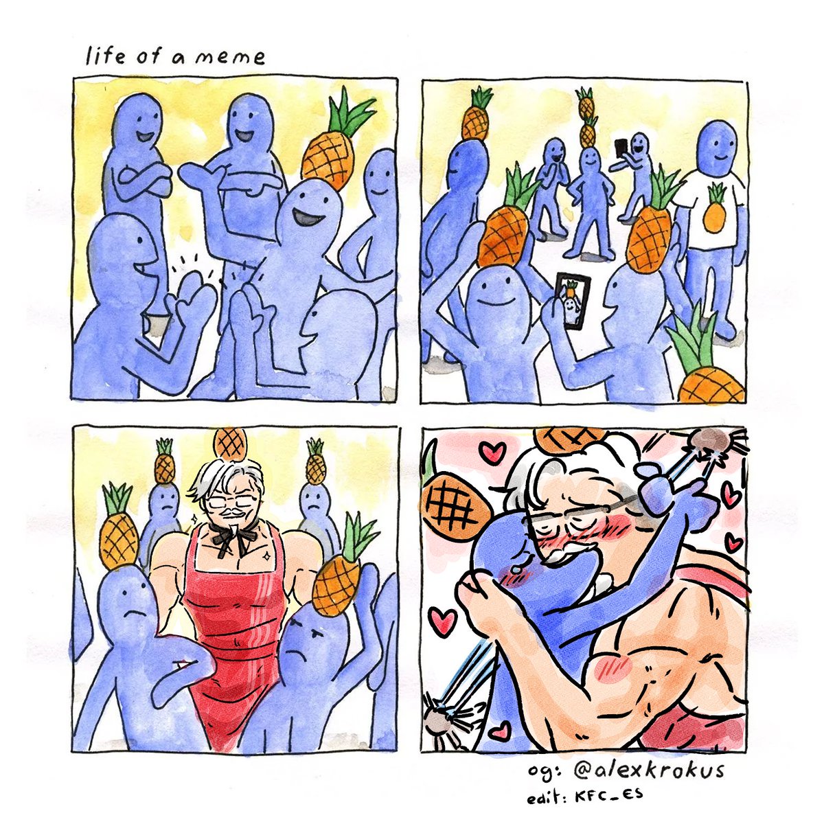 KFC_ES's tweet image. shut up and kiss me