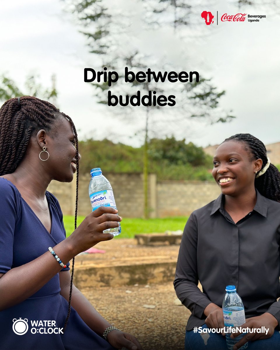 CocaColaBevUg's tweet image. Ka Rwenzori Pure Natural Mineral water mubudde ne besti🤭

#SavourLifeNaturally ​
#WaterOclock​
#RefreshUG​
#CCBU