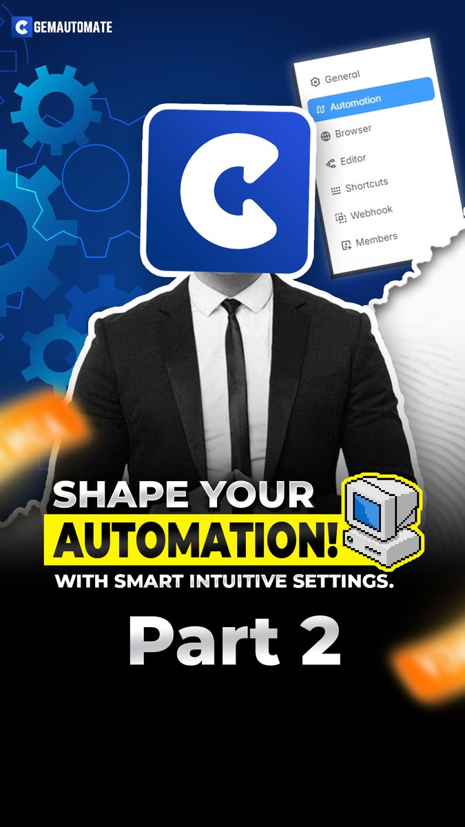 GemA_9062's tweet image. EP2 - Master your GemAutomate Browser Automation settings ⚙️

Learn how to control threads, window layouts, delays, IP options, and repeats for smoother, more efficient workflow execution.

#GemAutomate #AutomationTools #NoCodeAutomation #AntidetectBrowser