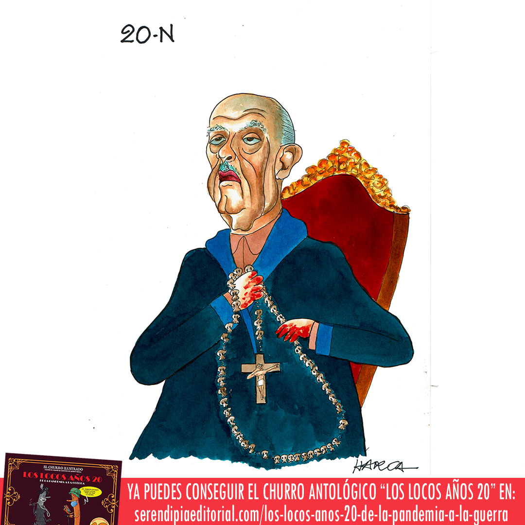 20-N 👉 @HARCA 👈 lo ve así en su #viñeta de hoy.

elchurroilustrado.wordpress.com/2025/11/20/har…