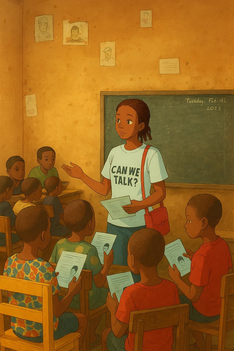 MirabiliaW's tweet photo. For this World Children’s Day, I spent time in local schools sharing kindness pamphlets and listening to the voices of young hearts. This year’s theme, My Day, My Rights, reminds us that every child deserves to feel seen, heard, and valued. 

#WorldCupQualifiers #WorldCup2026 https://t.co/CljBqRxACn