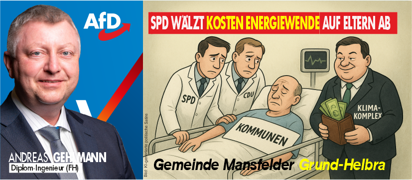 afdgehlmann's tweet photo. 🔥SPD belastet Eltern wegen Energiewende! Um 100€ pro Kind sollen die Gebühren ab Januar steigen – dank SPD-Bürgermeister Born. Familien sollen für die Energiewende-Kosten zahlen.💙Mein Ziel 2026: kostenfreie Kitas, starke Familienförderung, Schluss mit teuren Klima-Ideologien https://t.co/BKFlT9Msgr