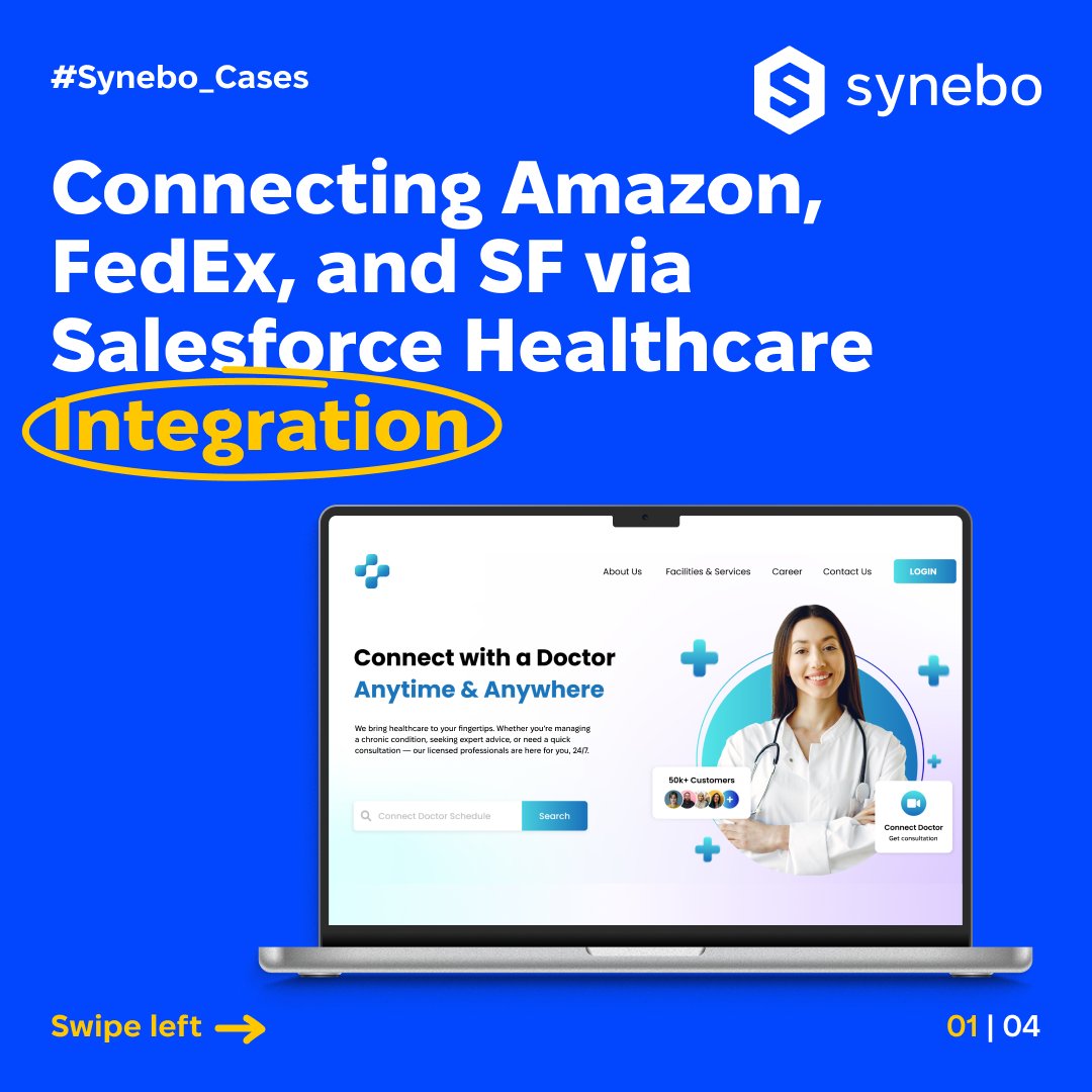 synebo's tweet image. 👨‍⚕️Every system gap in #healthcare creates a barrier to care.

In our recent project, we helped a U.S. health company improve care delivery for patients &amp;amp; providers via Salesforce Healthcare integration.

→ See the results: synebo.io/portfolio/sale…

#SalesforceIntegration #Synebo