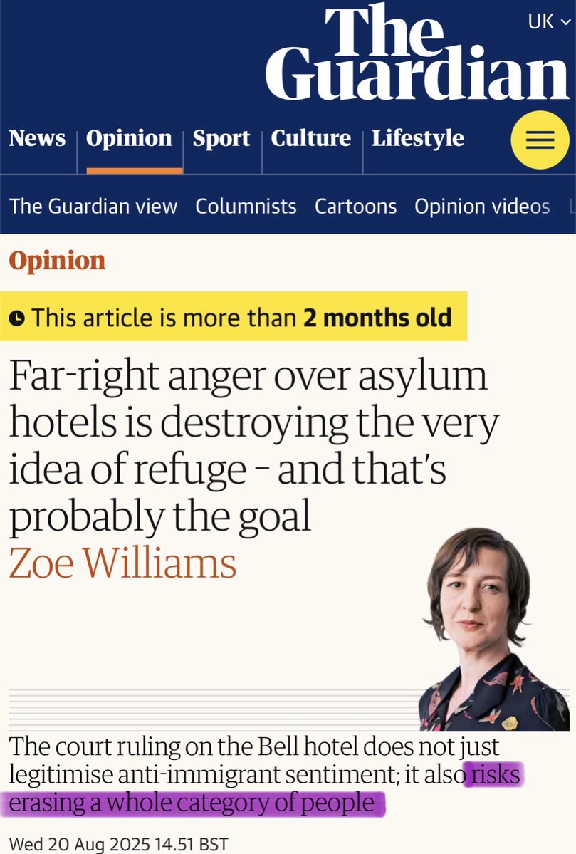 WorldByWolf's tweet image. Guardian columnists are worried that protesting migrant hotels will “erase a whole category of people”.

Go to the East End today and try to find a cockney. You can’t because they were erased by immigrants.

They are erasing whole categories of Englishmen - that is genocidal.