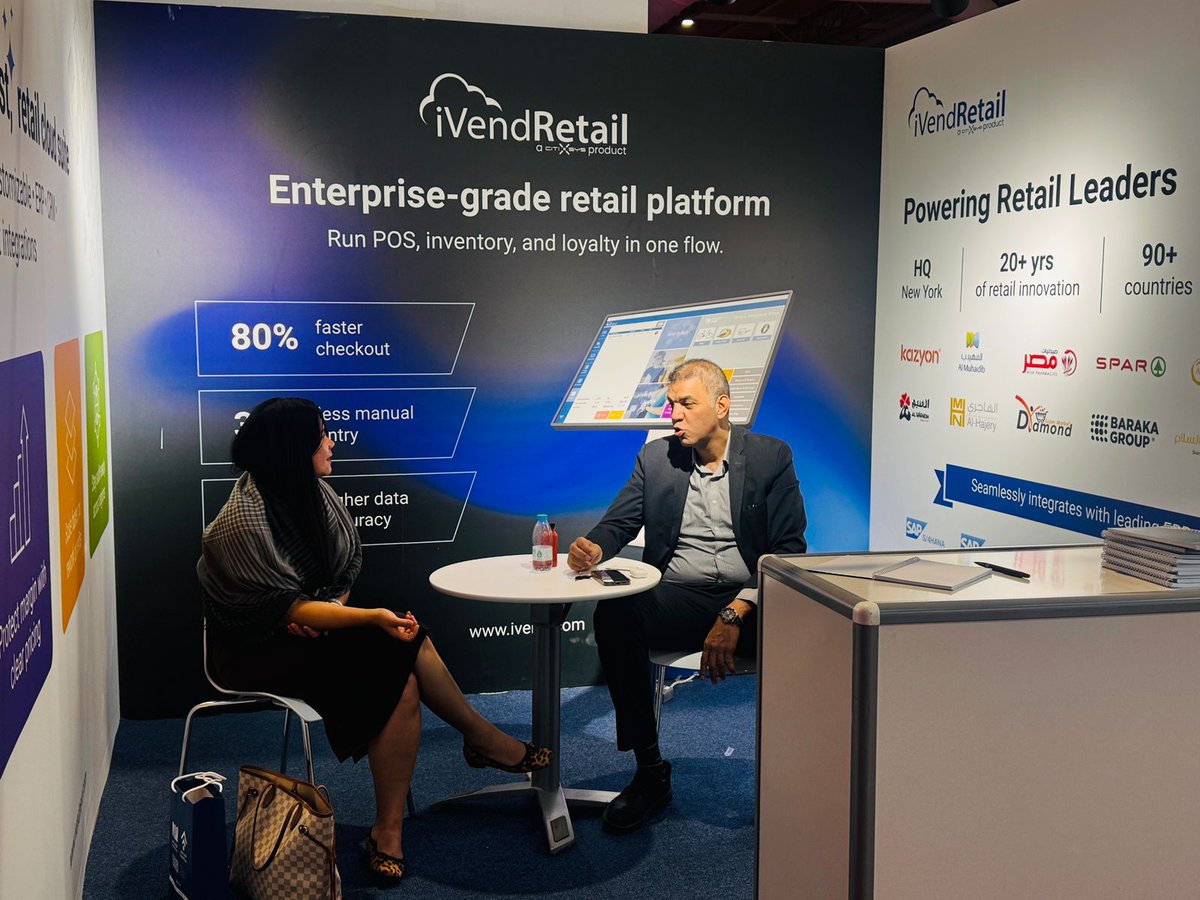 iVendRetail's tweet photo. What an amazing time at #SeamlessSaudi 2025 in Riyadh!

✅3 days of connecting with retailers, partners &amp; hearing ideas shaping the future of retail.

Missed us? Let’s connect 👉 https://t.co/bqPypjsgd2

#ivendretail #retailops #retailsoftware https://t.co/kYJcVLIqD3
