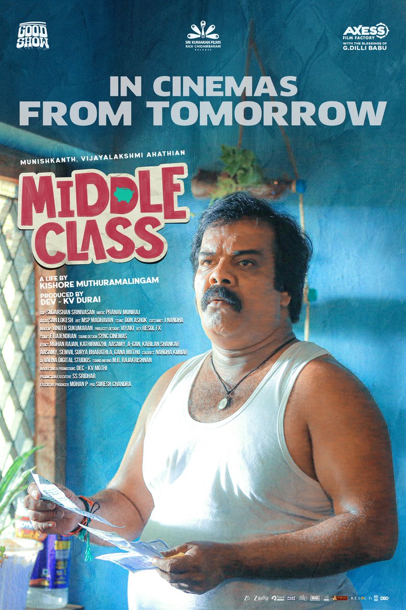 CinemaMeterOff's tweet photo. It is our story, our memories, our hopes and our dreams โจ
Experience the magic of #MiddleClass unfold in screens from tomorrow!
#MiddleClassFromNov21 https://t.co/6qZ0UBe5Gn