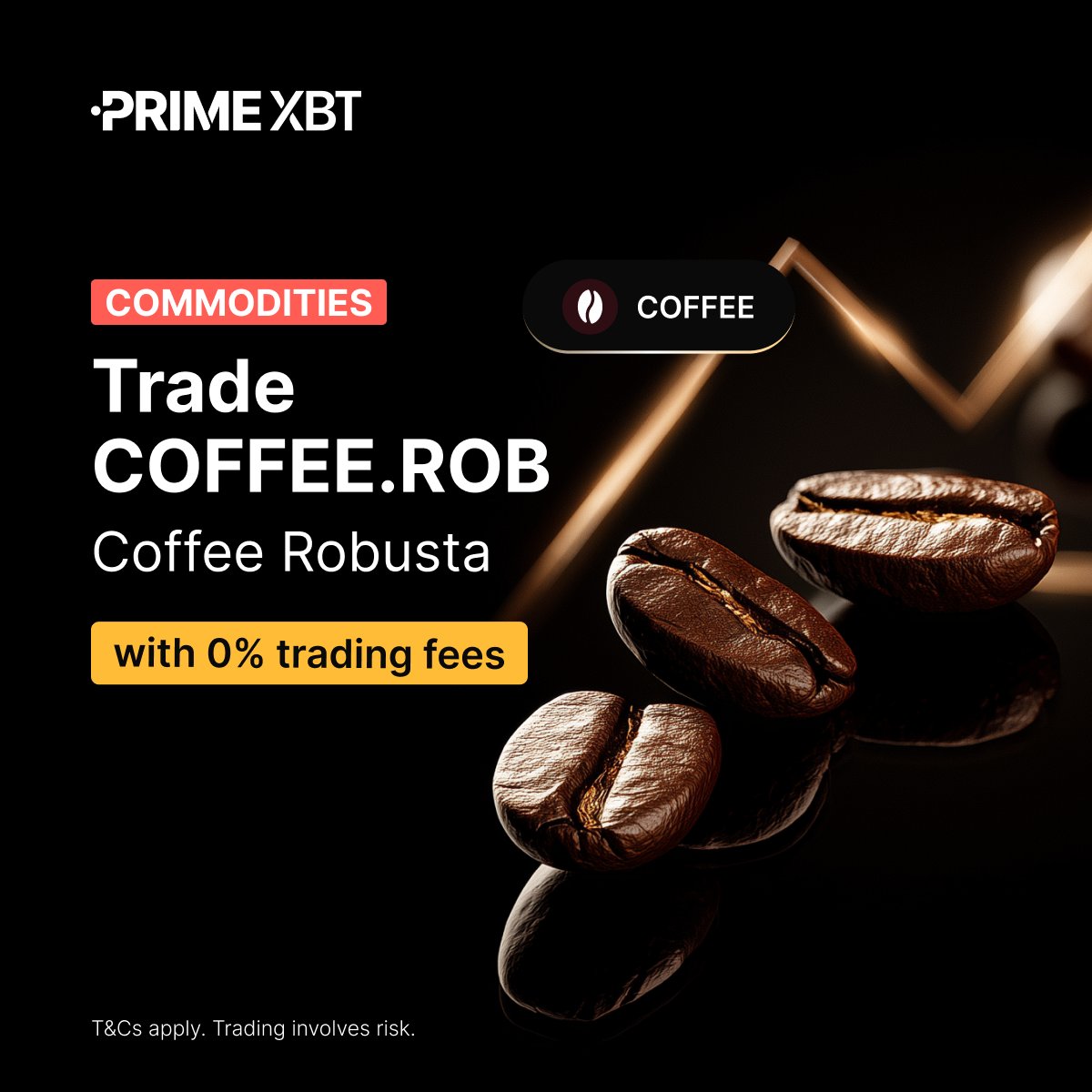 ☕️ #Coffee Robusta prices remain elevated as global supply stays tight.

Trade the volatility with 0% trading fees and stay ahead of every move.

👉🏼 Here: bit.ly/3OYFtux

#PrimeXBT #EmpoweringTraders