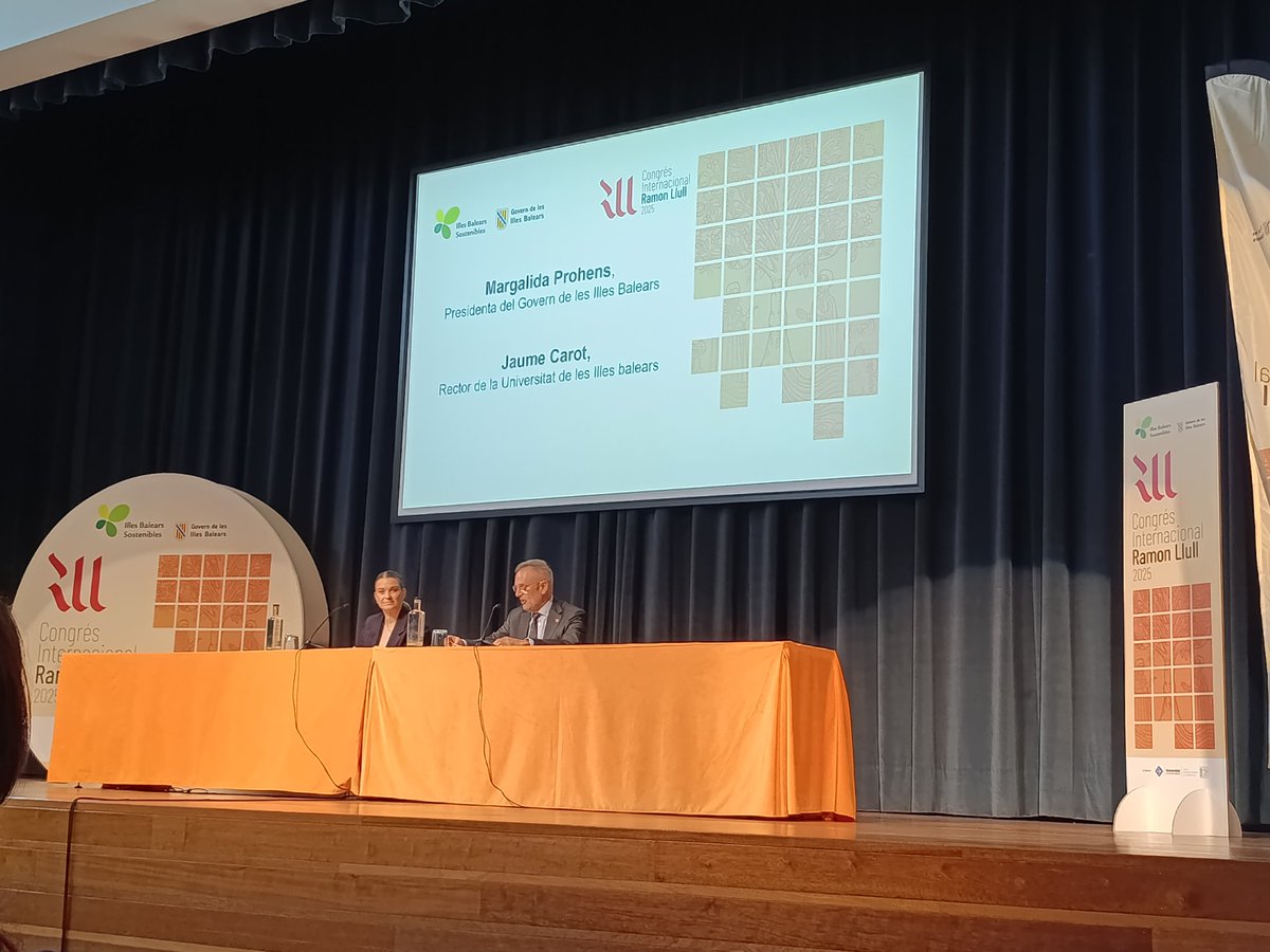 iehm_uib's tweet image. 📸 Inauguració del Congrés Internacional - Els espais de Ramon Llull: context, pensament i projecció