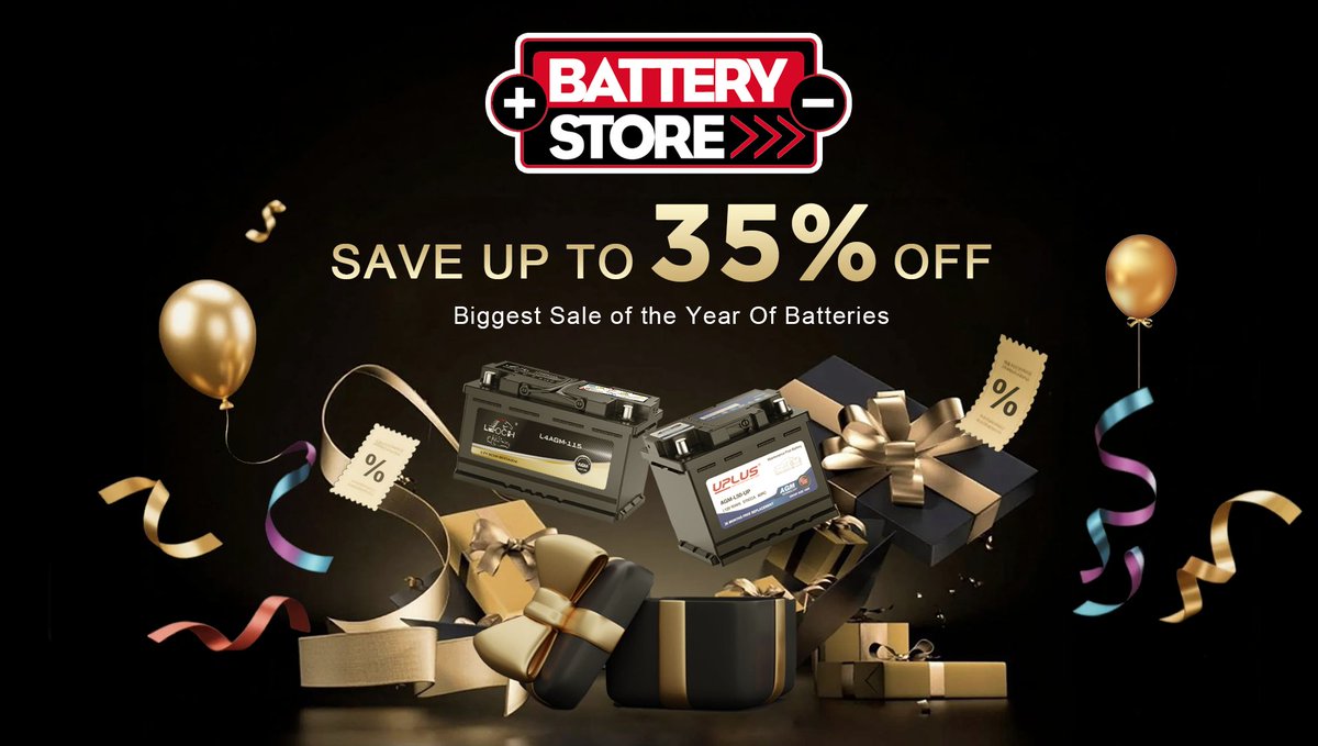 BatteryStoreUK's tweet image. BLACK FRIDAY DEALS IS HERE! 🛒✨
🔋Promotional batteries:  Leisure Battery, Car Battery, Powersports battery,etc.
🗓️ Event Dates: NOW-Dec.1 
📍 Where to Shop: batterystore.co.uk
Now to Lock the Biggest Deal!!!!

#LeochBattery #BlackFriday #BlackFriday2025