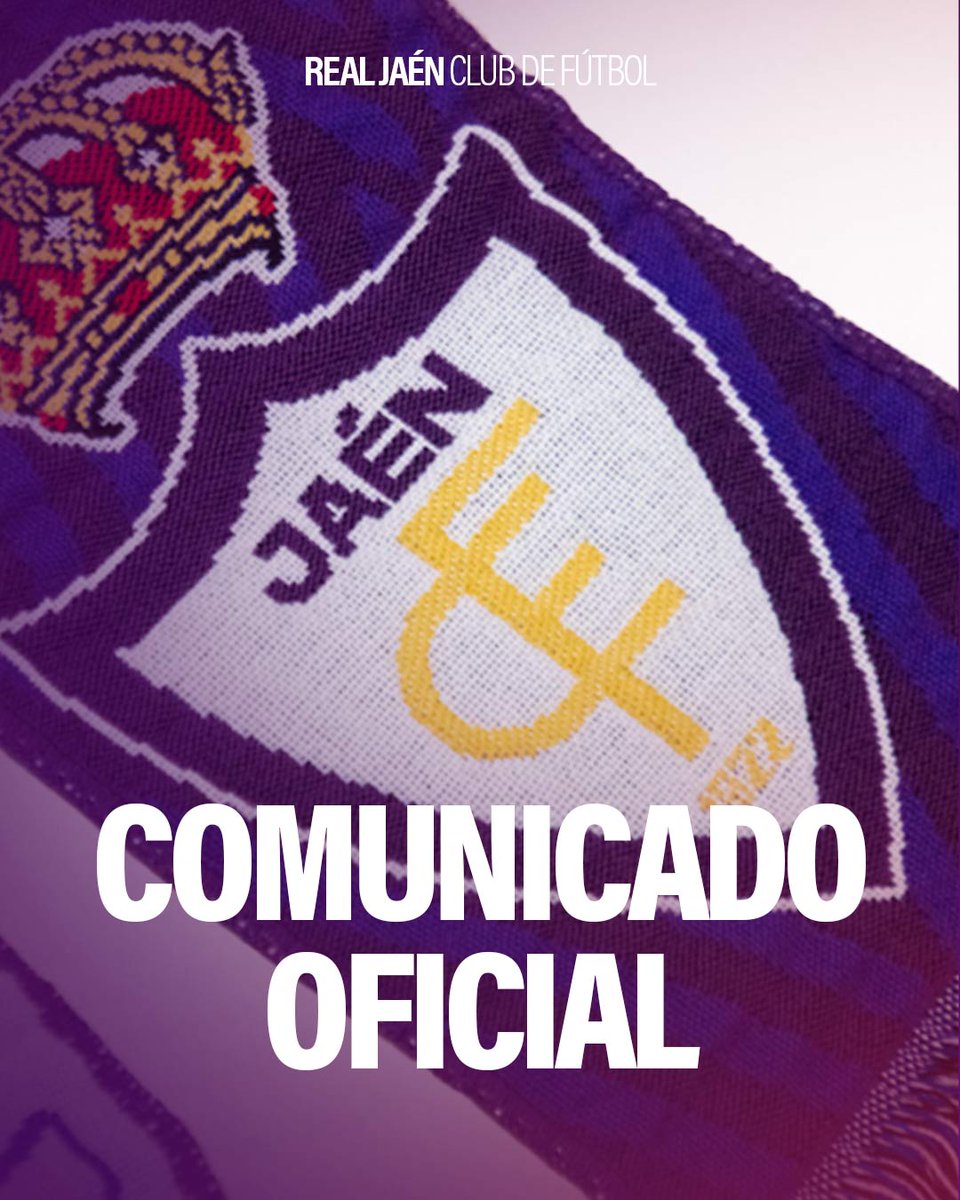 RealJaenCF's tweet photo. 📢 𝗖𝗼𝗺𝘂𝗻𝗶𝗰𝗮𝗱𝗼 𝗢𝗳𝗶𝗰𝗶𝗮𝗹 | 𝗥𝗲𝗮𝗹 𝗝𝗮𝗲́𝗻 𝗖𝗙

El Real Jaén CF, siguiendo las indicaciones de las Fuerzas y Cuerpos de Seguridad del Estado, recuerda que la seguridad y el respeto son prioritarios en el próximo partido

🚫 Prohibido aparcar en el parking del estadio
Retirada de vehículos desde el viernes 21 de noviembre en parking del estadio
🅿 Se habilita aparcamiento en en la institución ferial, entrada por punto limpio
🔵 Los aficionados visitantes deberán permanecer en su zona asignada

💜 Pedimos la colaboración y el comportamiento ejemplar de toda la afición para disfrutar de un partido histórico seguro, respetuoso y a la altura del club