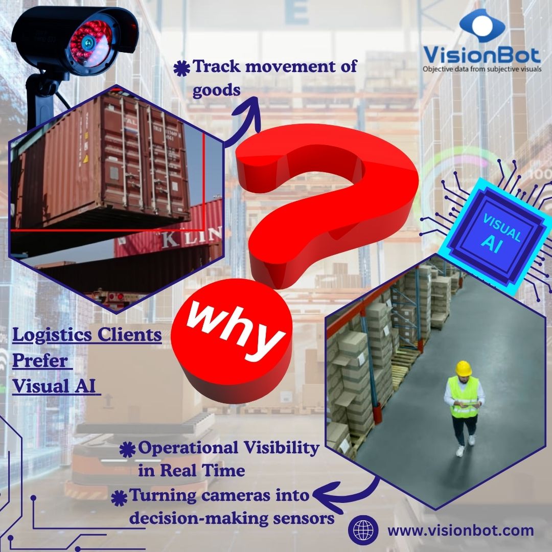 visionbot_com's tweet image. Why Are Logistics Companies Choosing AI-Enabled CCTV Partners?
With VisionBot, logistics teams get faster insights, improved accuracy, and smoother warehouse operations.
🌐 visionbot.com
#VisionBot #LogisticsAI #CCTVAnalytics #SupplyChainTech #SmartWarehousing