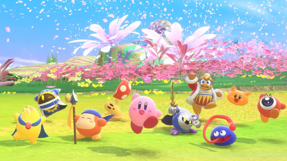 تأهب، استعد، تعارك!
 #KirbyAirRiders متوفرة الآن فقط على #NintendoSwitch2.