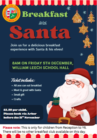 Don't forget bookings close 3.30pm on Friday!