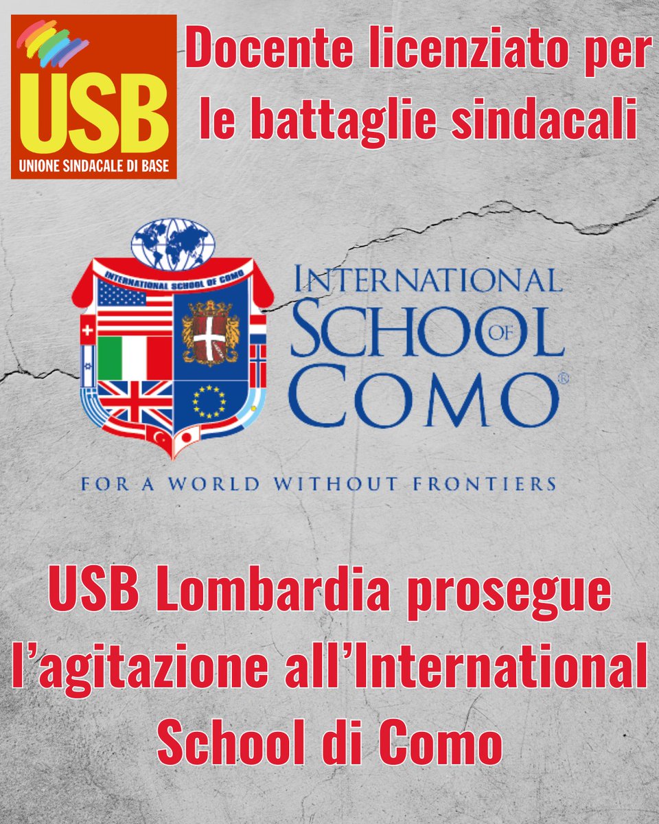 ottolinatv's tweet photo. nella NON manovra del Governo Meloni, non c'è trippa per gatti

a parte che per le Scuole Private

Quelle Scuole Private che ieri hanno licenziato uno dei nostri: Carlo Fino, volto di 99 media e attivista di Multipopolare Milano 

La sua colpa? Chiedeva che venissero rispettassero i diritti sindacali

troppo per "un mondo senza frontiere", come recita il loro slogan

Un altro motivo per partecipare in massa allo sciopero generale del 28 novembre