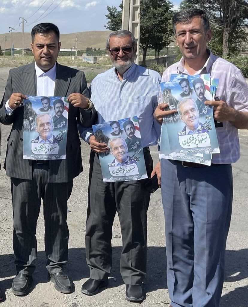 amirmoghadam_ir's tweet image. این برادر پزشکیان را یادتان هست که دم انتخابات نشان دادند و چه میگفت؟!

حتی این هم حالا کت و شلوار و یقه اخوندی میپوشد! راننده و بودجه و بر و بیا دارد و به نوایی رسیده! با رانت و امکانات دولتی از فرمانداریهای بازدید میکند! فرمانداران و مسولین را به خط میکند و میگوید دنبال پروژه…