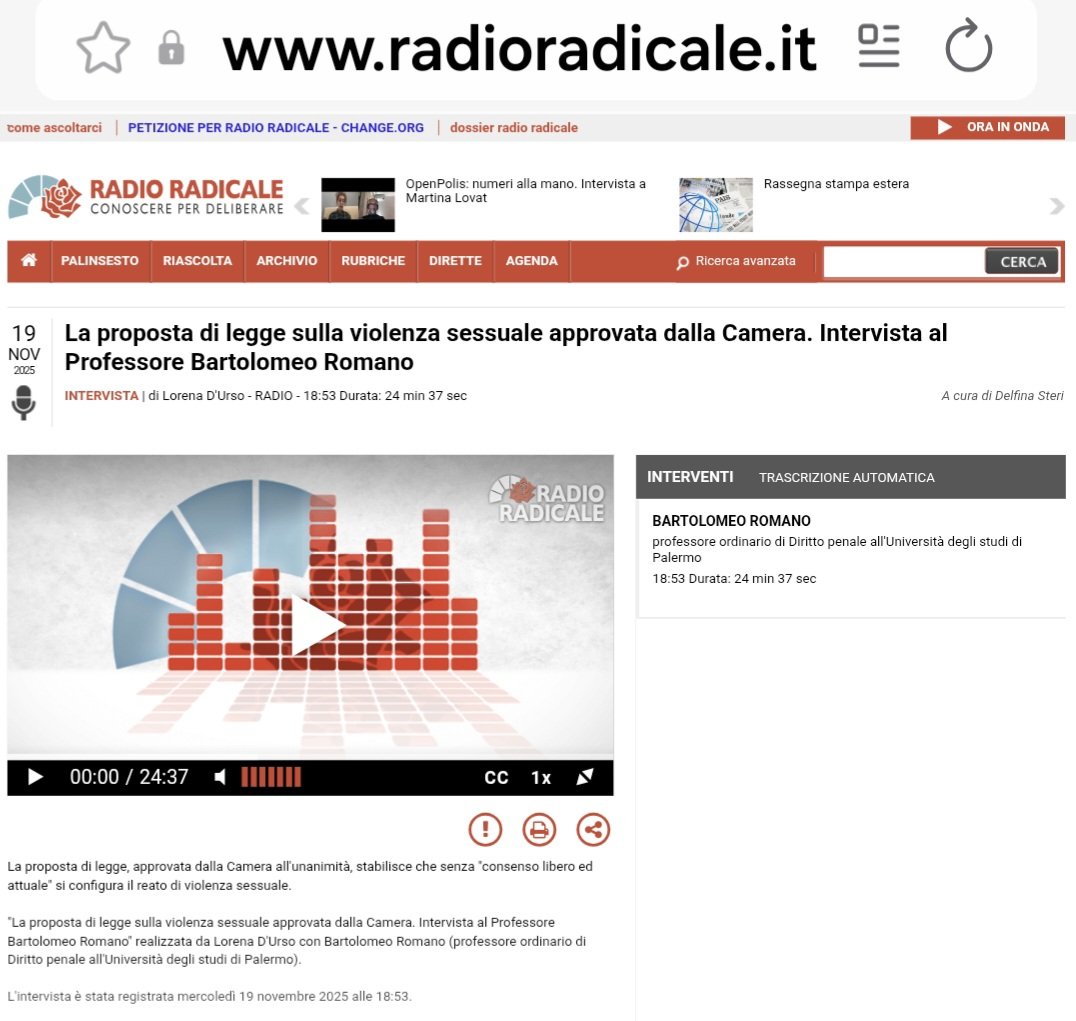 Prof. Avv. Bartolomeo Romano tweet media