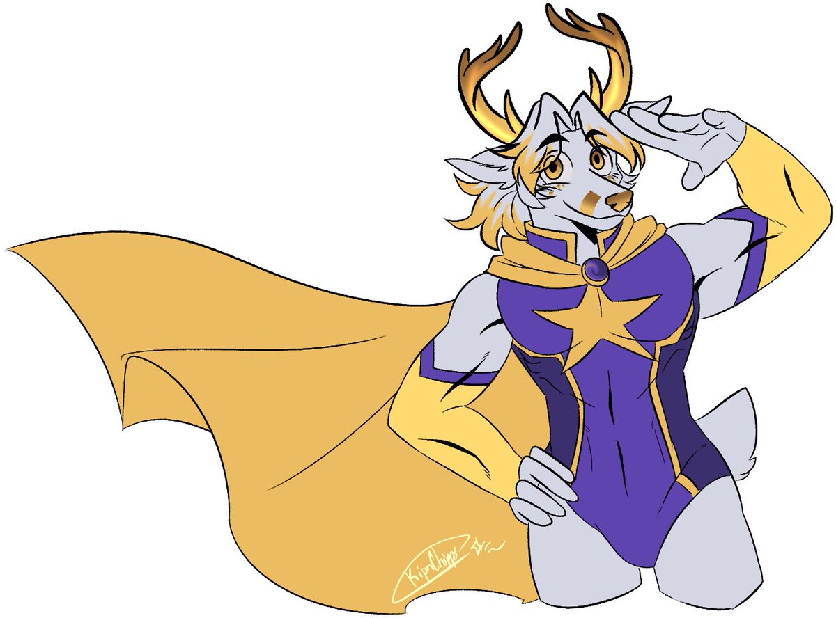 starboy✨️💫
----------------------------------------
FINALLY a good piece of my super oc Comet :3
genuinely couldn't be happier with these

🎨 by KipnChipps on 🦋☁️ (i highly recommend you c0mm him too btw)