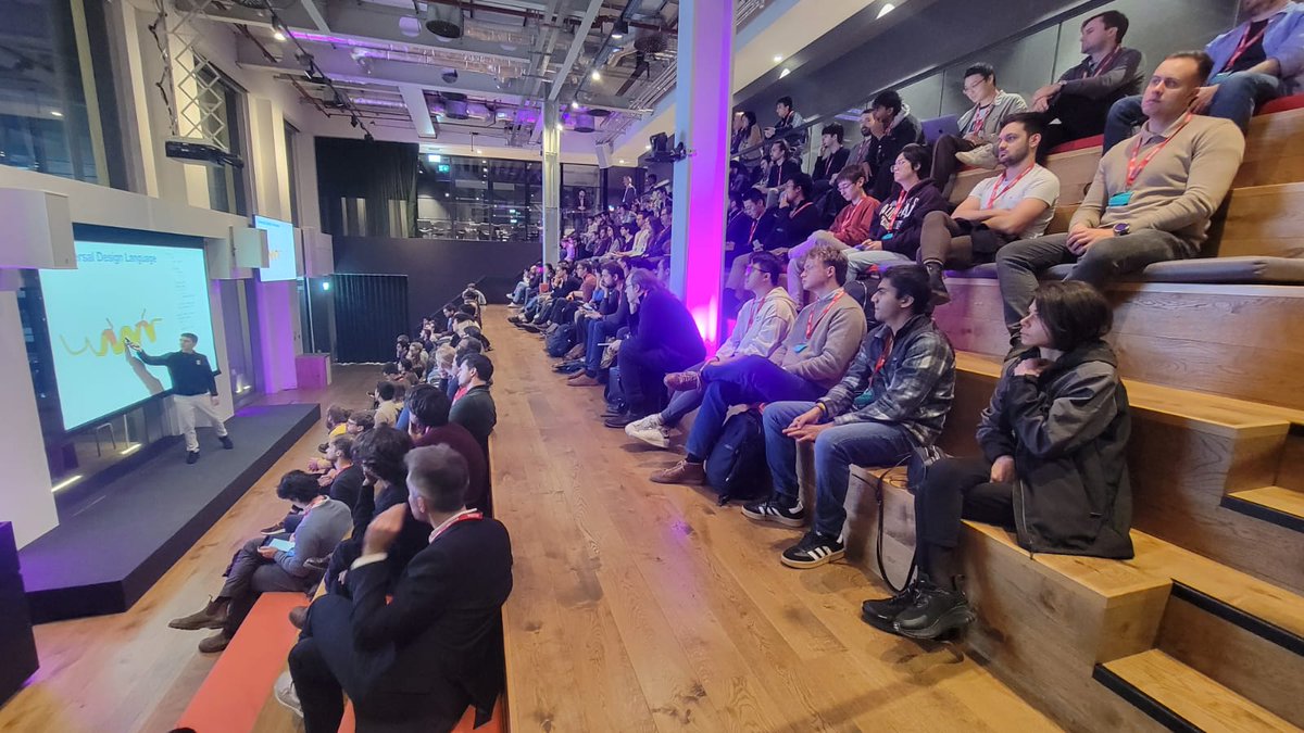 GabriCorso's tweet image. Fantastic turnout for the BoltzGen seminar in London at Recursion&apos;s office last night! Huge thanks to everyone who joined, the energy in the room was great, and it’s inspiring to see many already testing new BoltzGen designs on real problems.