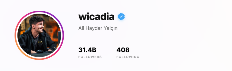 takiprazzi_cs's tweet image. 👉 wicadia (Ali Haydar Yalçın) 1 kişiyi takibe başladı:

✅ vintacs2 (Vinta CS2)