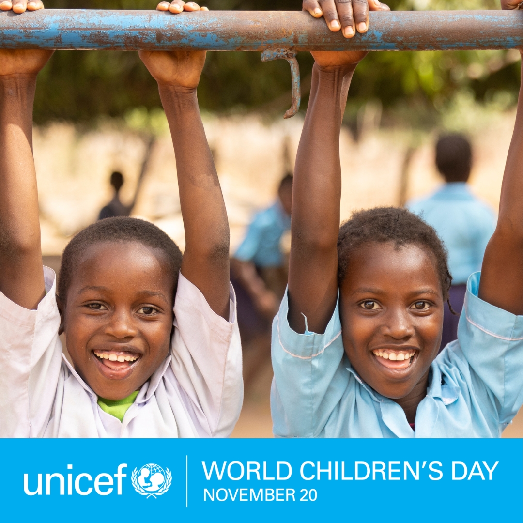 UNICEFGambia's tweet photo. From the Bantaba to the National Assembly, Gambian children are standing up for their rights!

This #WorldChildrensDay, as we mark #UNICEFGambiaAt60, we celebrate the true changemakers of the country—our children. We promise to listen, support, and ensure every child, everywhere, is heard.

Happy World Children's Day 🎉

If you could change one thing for every child in The Gambia, what would it be? 👇

#UNICEFWithGambia
#UNICEFGambiaAt60