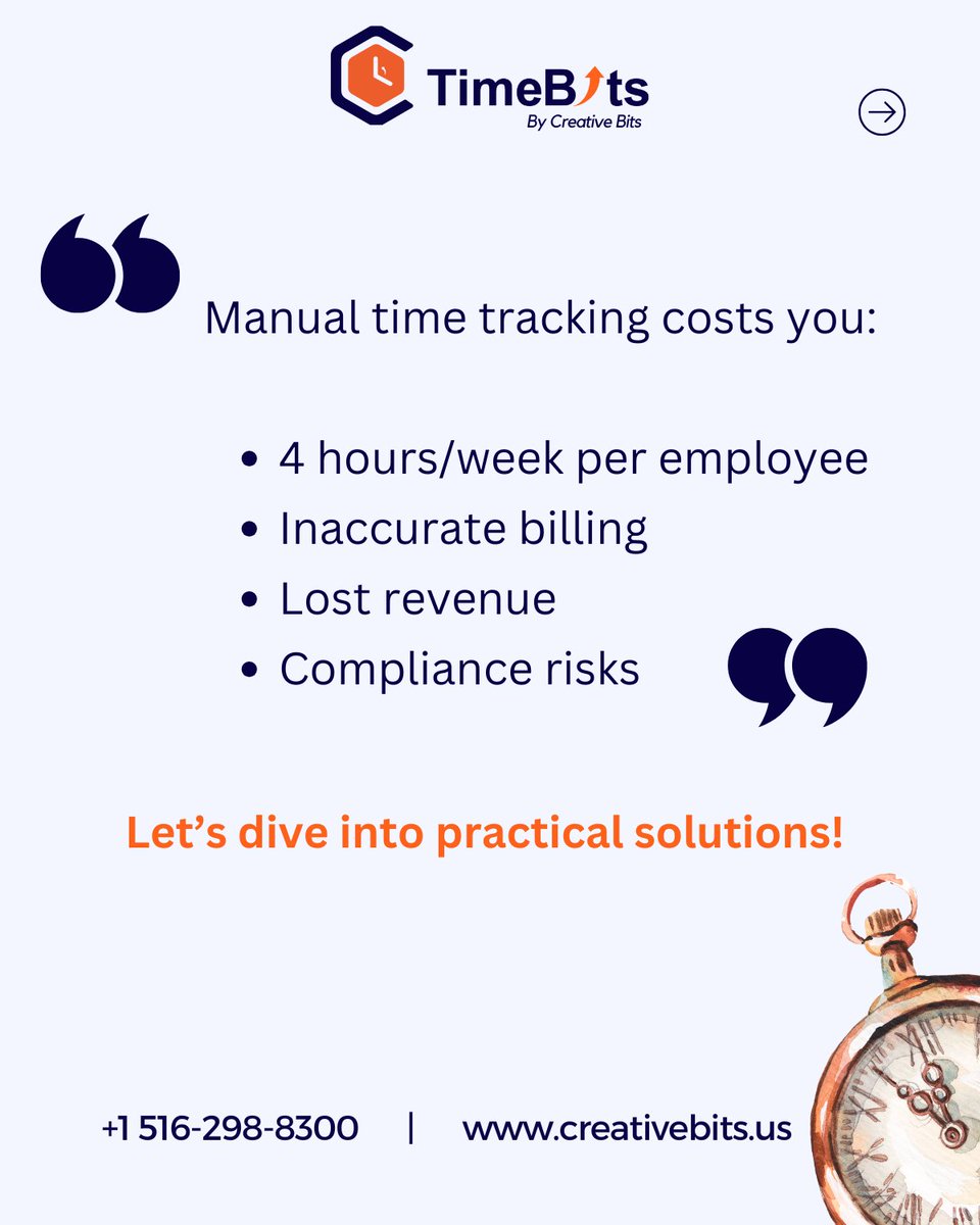 CreativeBits_us's tweet image. ⏱️ Time tracking shouldn&apos;t be a time waster.

TimeBits = native time tracking in @mondaydotcom 

✅ No app switching
✅ No manual exports
✅ Track where you work

 Get started: monday.com/marketplace/li…

#TimeTracking #MondayDotCom #TimeBits #CreativeBits