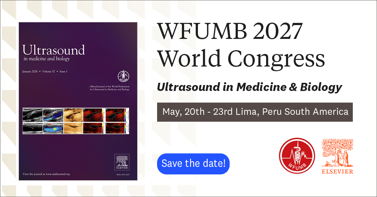 WFUMB Congress in Lima, Peru - Save the Date!
youtu.be/Wmxpgl6LAtE