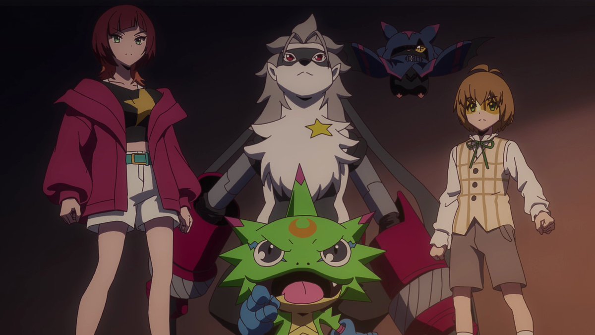 digimon_tv's tweet image. あらすじ＆先行カット公開
￣￣￣￣￣￣￣￣￣￣￣￣
TVアニメ『DIGIMON BEATBREAK』
第８話「消エル教室」…