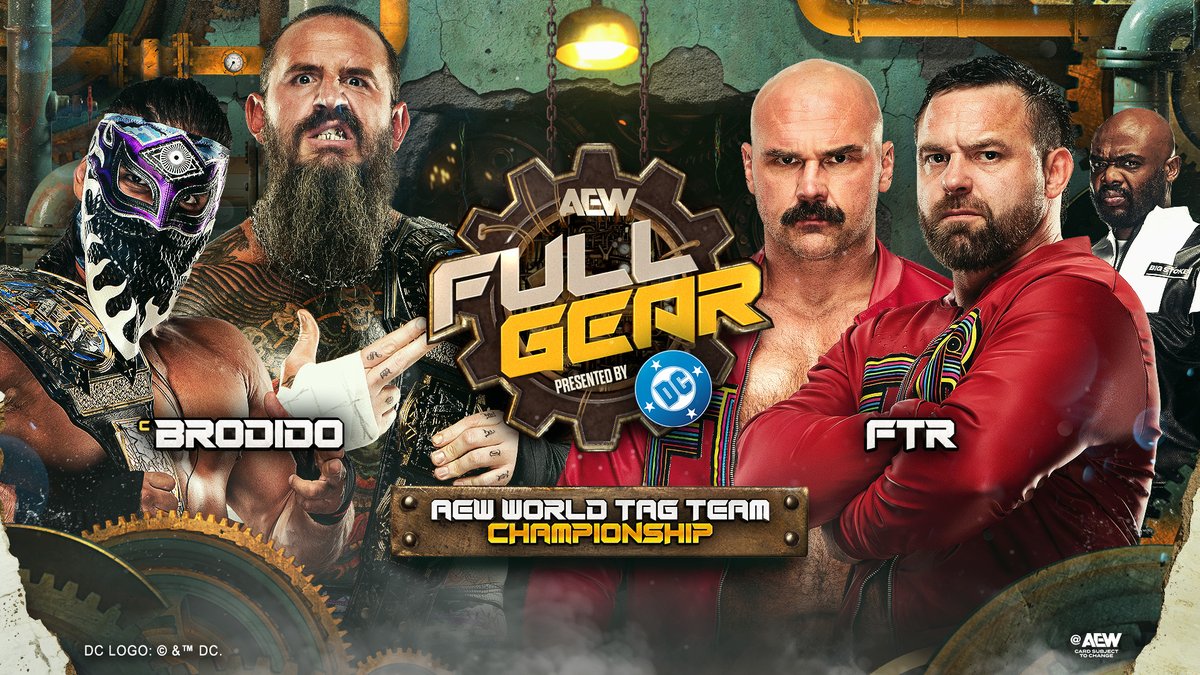 🚨 IMPORTANT - Diffusion live #AEWFullGear 

Pour la première fois, AEW Full Gear sera diffusé en PPV en VF avec mes commentaires et Alain Mistrangélo sur Prime Video dans la nuit de samedi à dimanche à partir de 02h00 !

Bien entendu, nos commentaires seront également