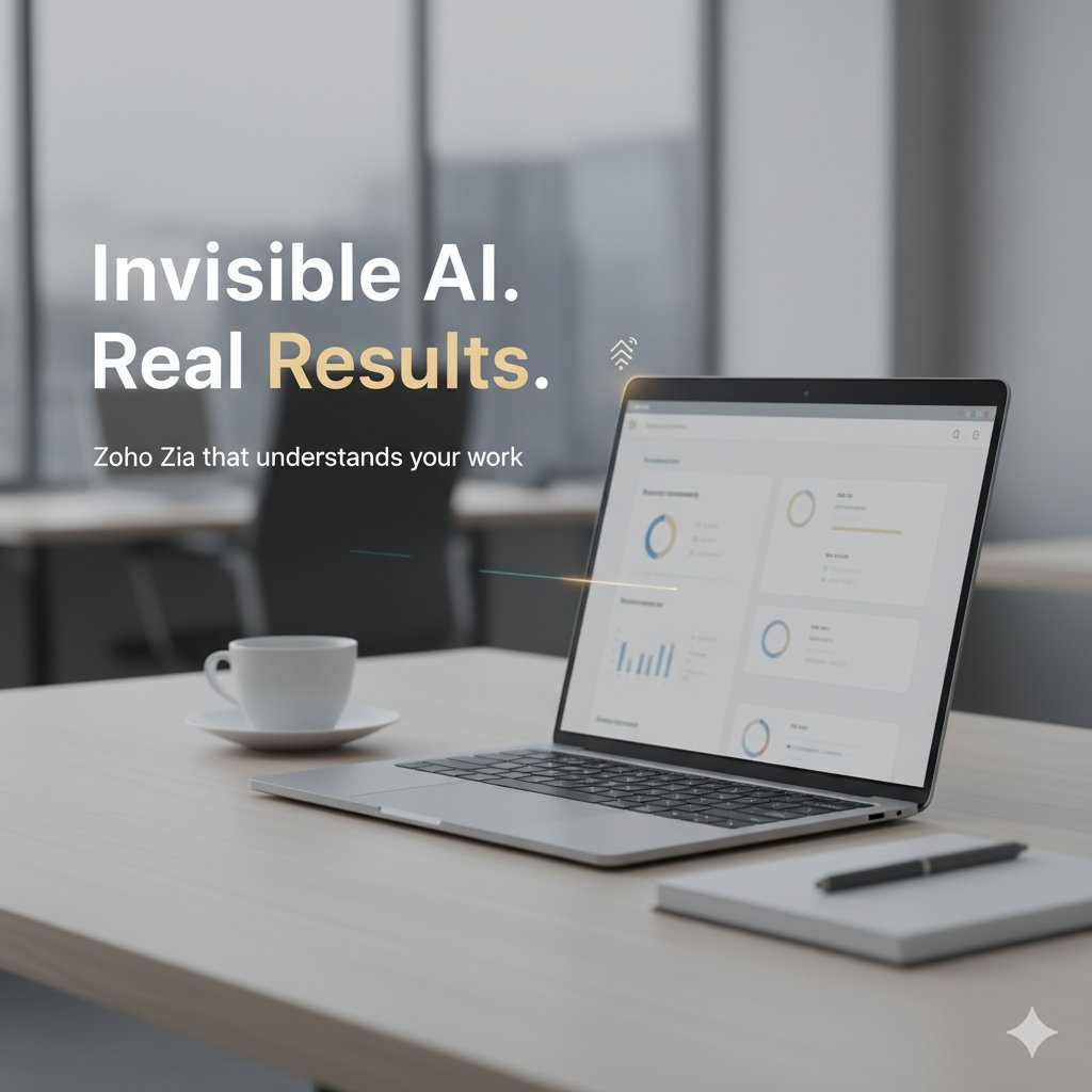 Provaantech's tweet image. Zoho’s AI didn’t announce itself.
No hype. No noise.
It just started fixing things quietly.Cleaner reports.
Faster decisions.
Workflows that finally make sense.A client told me,
Zoho feels like it understands us.
But it makes you sharper.#zia #zoho #kalkillp #ai