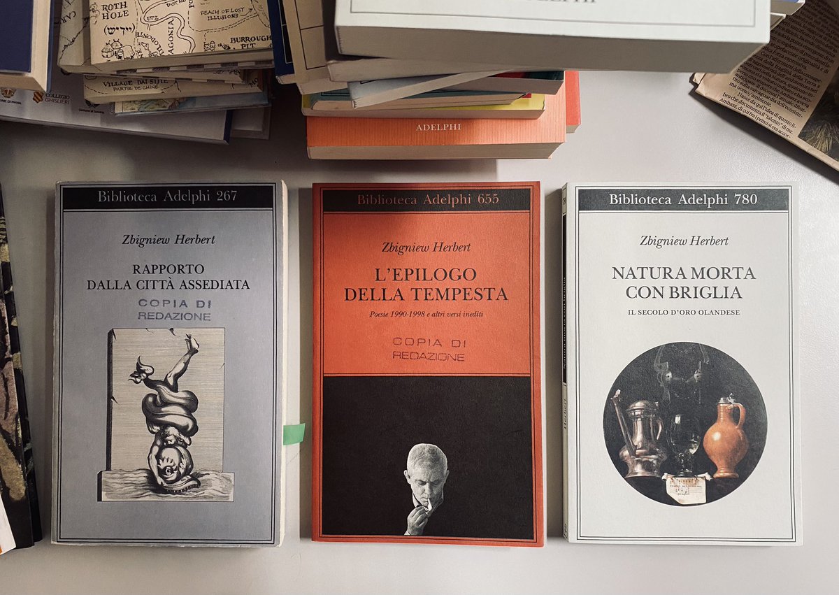 “Natura morta con briglia”
Il secolo d’oro olandese: l’idillio e il suo fragile equilibrio secondo Zbigniew Herbert
<a href="/BaudinoMario/">Mario Baudino</a> 
<a href="/illibraio/">Il Libraio</a> 
<a href="/PrudenzanoAnton/">Antonio Prudenzano</a> 

illibraio.it/news/narrativa…

Zbigniew Herbert
<a href="/adelphiedizioni/">Adelphi Edizioni</a> 
adelphi.it/catalogo/autor…