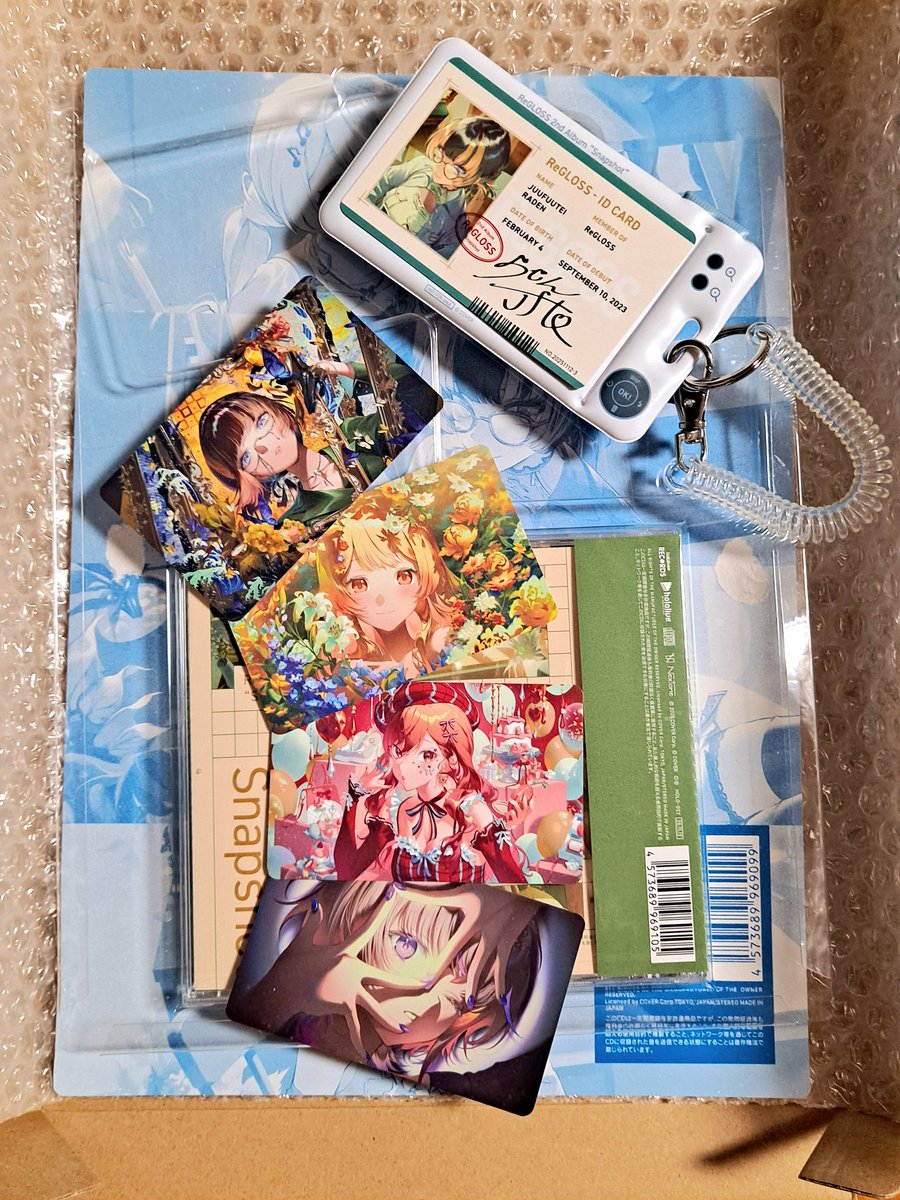 UnoShugotai's tweet image. 앨범왔다!!! 특전은 라데니
#ReGLOSS 💚💛🩷💜