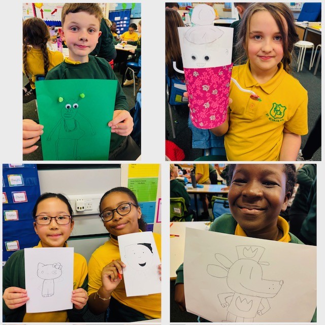 wlstnicholasps1's tweet image. Primary 5 have been creating their favourite book characters for Scottish Book Week #literacystnics #stnicslovereading