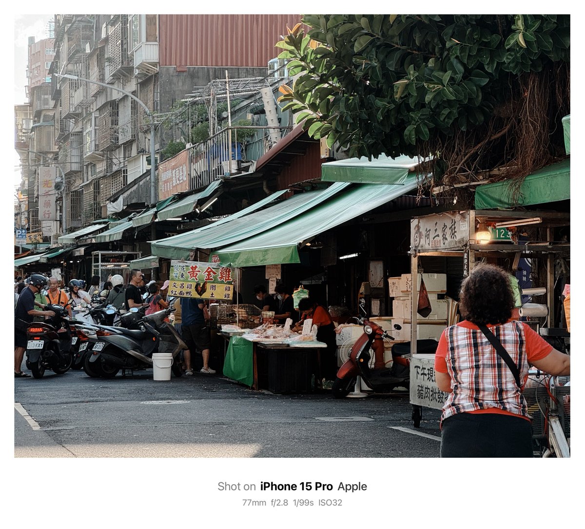 台湾は夜市より市場派。