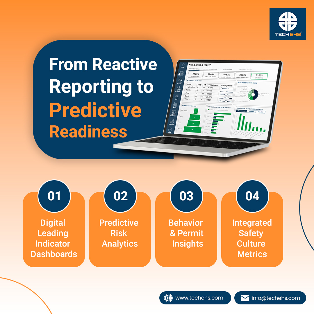 TechEhsSolution's tweet image. “Zero incidents” isn’t always good news.

In oil &amp;amp; gas, invisible risk builds quietly behind lagging metrics — near-misses ignored, permits delayed, behaviors unchecked.

At TECH EHS, we turn that silence into insight — with digital leading indicators that see what reports miss.