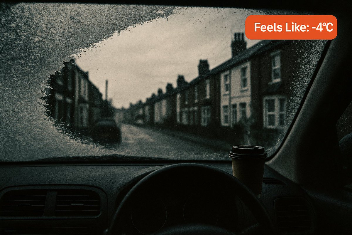 It is absolutely Baltic out there. ❄️

➤ AI Model: Running hot. 
➤ Car Windscreen: Frozen solid. 
➤ Dad patience: Thawing slowly.

Data suggests a 100% chance I’m wearing a big coat + hat to keep my bald head from icing over....

Be honest: What is the minimum temperature