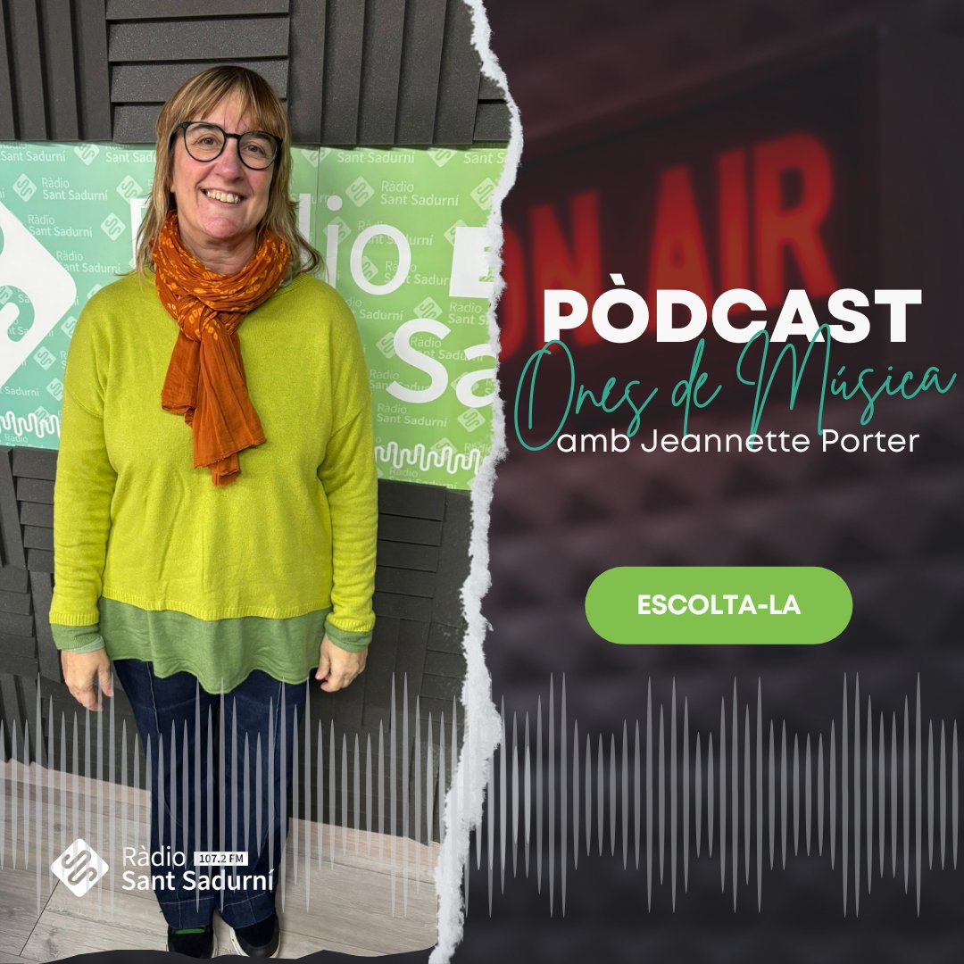 🎶 ONES DE MÚSICA | Avui ens hem retrobat amb la Jeanette Porter, directora de <a href="/EMusicaSSadurni/">EMúsicaSSadurní</a>, tot repassant l'actualitat del centre i parlant dels 50 anys del disc 'Born to run' de Bruce Springsteen!

▶️ go.ivoox.com/rf/162988876