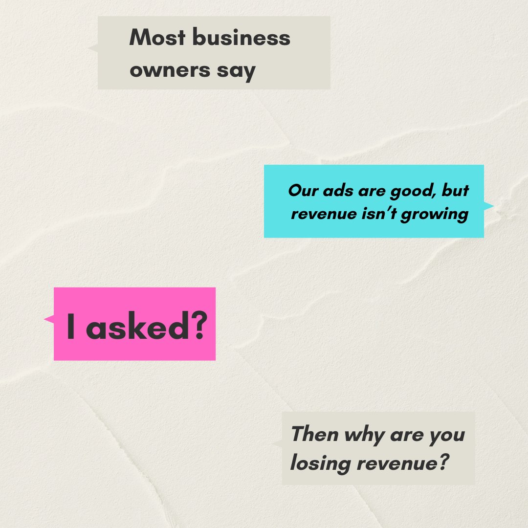 jitsen4785's tweet image. Most business owners say:

Our ads are good, but revenue isn’t growing.
 I asked:

Then why are you losing revenue?

She wasn’t tracking properly.
We fixed GA4, GTM &amp;amp; server-side setu

Result:

5× more sales this month.
Good ads don’t save you. 
Good tracking does.

DM Tracking