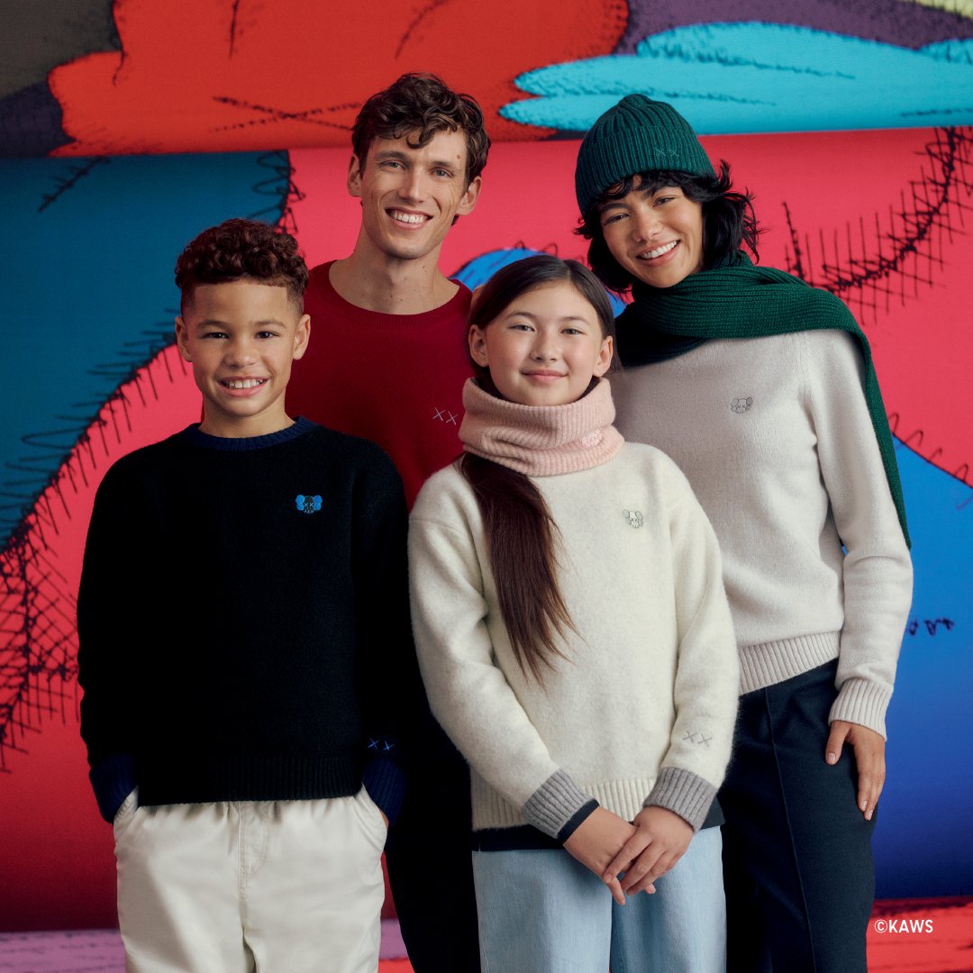 UniqloThailand's tweet photo. KAWS WINTER Collection วางจำหน่ายเเล้ววันนี้!
คอลเลคชันเสื้อถัก จากศิลปินป๊อปคัลเจอร์ระดับโลก และ Artist in Residence คนแรกของ UNIQLO
ช้อป KAWS WINTER Collection คลิก! https://t.co/C4wBupiazJ
#UNIQLO #KAWS #KAWSWINTER #WrappedByKAWS #LifeWear https://t.co/UMgFJQvNM8